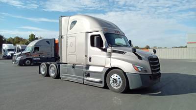 Freightliner Cascadia Sleeper Semi Truck - 72" Raised Roof, Detroit, Automatic, Optimized Idle