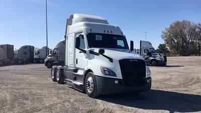 Freightliner Cascadia Sleeper Semi Truck - 48" Extra-Tall Roof, Detroit, Automatic