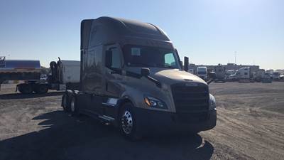 Freightliner Cascadia Sleeper Semi Truck - 72" Raised Roof, Detroit, Automatic, Optimized Idle