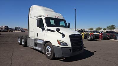 Freightliner Cascadia Sleeper Semi Truck - 48" Extra-Tall Roof, Detroit, Automatic, Optimized Idle