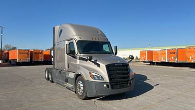 Freightliner Cascadia Sleeper Semi Truck - 72" Raised Roof, Detroit, Automatic