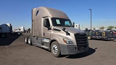 Freightliner Cascadia Sleeper Semi Truck - 72" Raised Roof, Detroit, Automatic, Optimized Idle