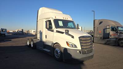 Freightliner Cascadia Sleeper Semi Truck - 48" Extra-Tall Roof, Detroit, Automatic, Optimized Idle