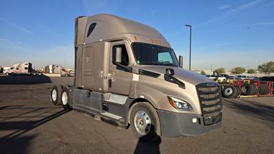 Freightliner Cascadia Sleeper Semi Truck - 72" Raised Roof, Detroit, Automatic, Optimized Idle