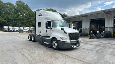 2022 International LT Sleeper Semi Truck - 73" Raised Roof, Cummins, Automatic, Battery Powered HVAC with Optimized Idle