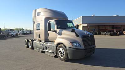 International LT Sleeper Semi Truck - 73" Raised Roof, Cummins, Automatic, Battery Powered HVAC with Optimized Idle