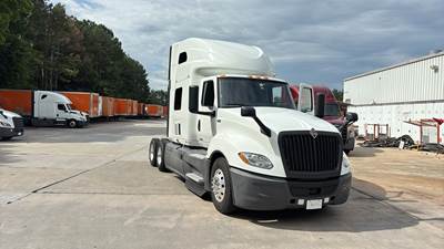 International LT Sleeper Semi Truck - 73" Raised Roof, Cummins, Automatic, Battery Powered HVAC with Optimized Idle