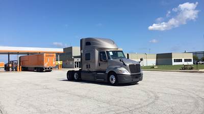 International LT Sleeper Semi Truck - 73" Raised Roof, Cummins, Automatic, Battery Powered HVAC with Optimized Idle