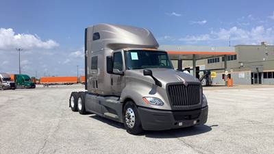 International LT Sleeper Semi Truck - 73" Raised Roof, Cummins, Automatic, Battery Powered HVAC with Optimized Idle