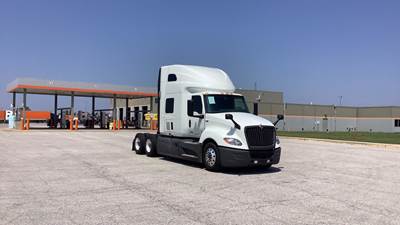 International LT Sleeper Semi Truck - 73" Raised Roof, Cummins, Automatic, Battery Powered HVAC with Optimized Idle