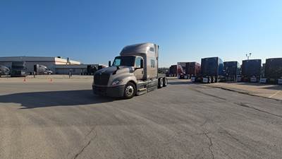 International LT Sleeper Semi Truck - 73" Raised Roof, Cummins, Automatic, Battery Powered HVAC with Optimized Idle
