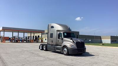 International LT Sleeper Semi Truck - 73" Raised Roof, Cummins, Automatic, Battery Powered HVAC with Optimized Idle