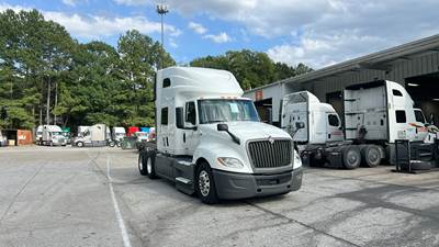 2022 International LT Sleeper Semi Truck - 73" Raised Roof, Cummins, Automatic, Battery Powered HVAC with Optimized Idle