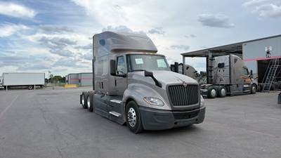 International LT Sleeper Semi Truck - 73" Raised Roof, Cummins, Automatic, Battery Powered HVAC with Optimized Idle