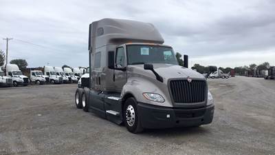 International LT Sleeper Semi Truck - 73" Raised Roof, Cummins, Automatic, Battery Powered HVAC with Optimized Idle