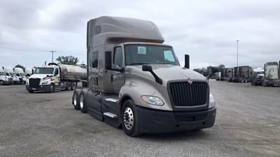 International LT Sleeper Semi Truck - 73" Raised Roof, Cummins, Automatic, Battery Powered HVAC with Optimized Idle