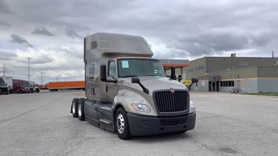 International LT Sleeper Semi Truck - 73" Raised Roof, Cummins, Automatic, Battery Powered HVAC with Optimized Idle