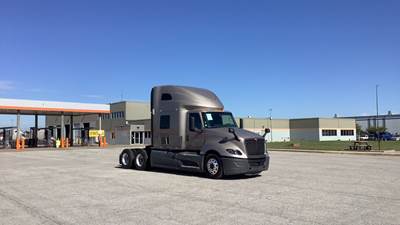 International LT Sleeper Semi Truck - 73" Raised Roof, Cummins, Automatic, Battery Powered HVAC with Optimized Idle