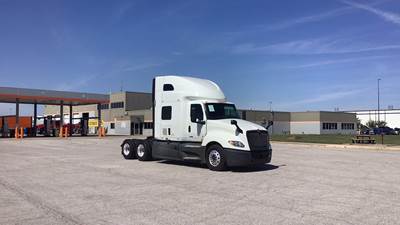 International LT Sleeper Semi Truck - 73" Raised Roof, Cummins, Automatic, Battery Powered HVAC with Optimized Idle