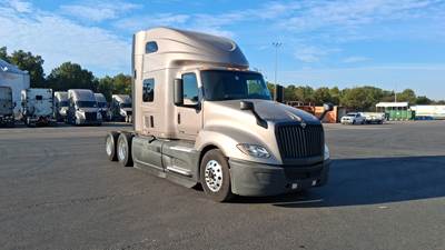 International LT Sleeper Semi Truck - 73" Raised Roof, Cummins, Automatic, Battery Powered HVAC with Optimized Idle