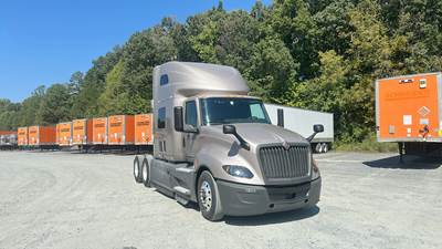 International LT Sleeper Semi Truck - 73" Raised Roof, Cummins, Automatic, Battery Powered HVAC W/ Optimized Idle