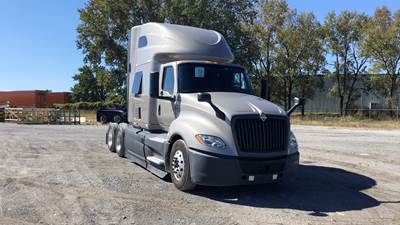 International LT Sleeper Semi Truck - 73" Raised Roof, Cummins, Automatic, Battery Powered HVAC W/ Optimized Idle