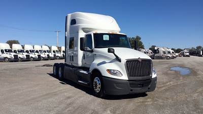 International LT Sleeper Semi Truck - 73" Raised Roof, Cummins, Automatic, Battery Powered HVAC W/ Optimized Idle