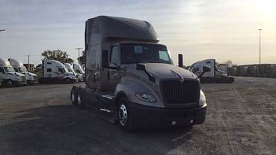 International LT Sleeper Semi Truck - 73" Raised Roof, Cummins, Automatic, Battery Powered HVAC W/ Optimized Idle
