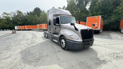 International LT Sleeper Semi Truck - 73" Raised Roof, Cummins, Automatic, Battery Powered HVAC W/ Optimized Idle