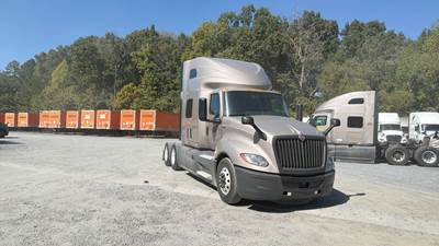 International LT Sleeper Semi Truck - 73" Raised Roof, Cummins, Automatic, Battery Powered HVAC W/ Optimized Idle