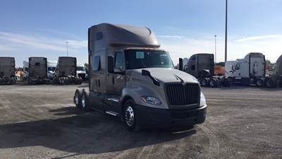International LT Sleeper Semi Truck - 73" Raised Roof, Cummins, Automatic, Battery Powered HVAC W/ Optimized Idle