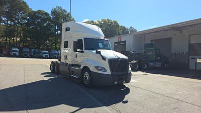 International LT Sleeper Semi Truck - 73" Raised Roof, Cummins, Automatic, Battery Powered HVAC W/ Optimized Idle