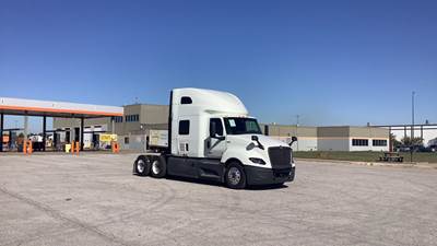 International LT Sleeper Semi Truck - 73" Raised Roof, Cummins, Automatic, Battery Powered HVAC W/ Optimized Idle
