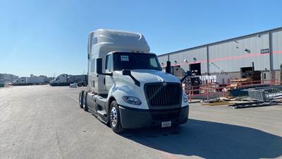 International LT Sleeper Semi Truck - 73" Raised Roof, Cummins, Automatic, Battery Powered HVAC W/ Optimized Idle