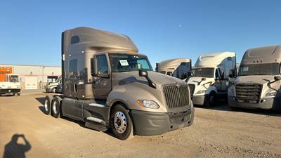International LT Sleeper Semi Truck - 73" Raised Roof, Cummins, Automatic, Battery Powered HVAC W/ Optimized Idle