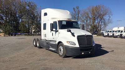 International LT Sleeper Semi Truck - 73" Raised Roof, Cummins, Automatic, Battery Powered HVAC W/ Optimized Idle