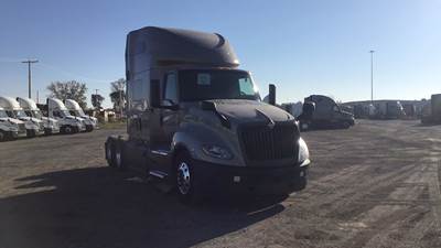 International LT Sleeper Semi Truck - 73" Raised Roof, Cummins, Automatic, Battery Powered HVAC W/ Optimized Idle