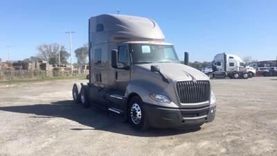 International LT Sleeper Semi Truck - 73" Raised Roof, Cummins, Automatic, Battery Powered HVAC W/ Optimized Idle