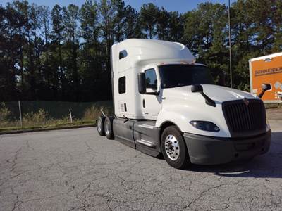 International LT Sleeper Semi Truck - 73" Raised Roof, Cummins, Automatic, Battery Powered HVAC W/ Optimized Idle