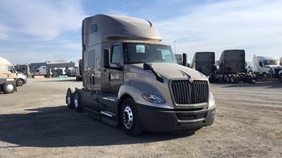 International LT Sleeper Semi Truck - 73" Raised Roof, Cummins, Automatic, Battery Powered HVAC W/ Optimized Idle