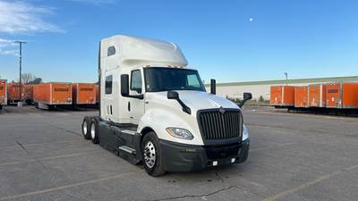 International LT Sleeper Semi Truck - 73" Raised Roof, Cummins, Automatic, Battery Powered HVAC W/ Optimized Idle