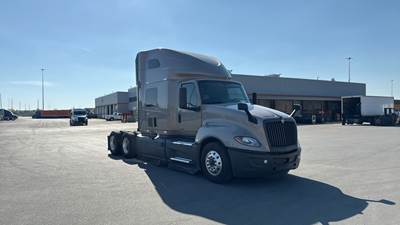International LT Sleeper Semi Truck - 73" Raised Roof, Cummins, Automatic, Battery Powered HVAC W/ Optimized Idle