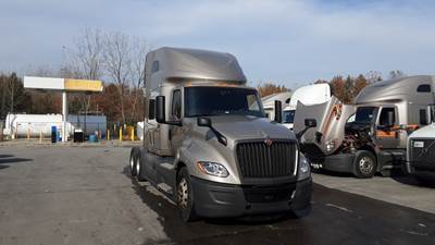 International LT Sleeper Semi Truck - 73" Raised Roof, Cummins, Automatic, Battery Powered HVAC W/ Optimized Idle