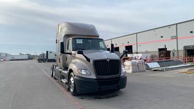 International LT Sleeper Semi Truck - 73" Raised Roof, Cummins, Automatic, Battery Powered HVAC W/ Optimized Idle