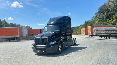 International LT625 Sleeper Semi Truck - 73" Raised Roof, Cummins, Automatic