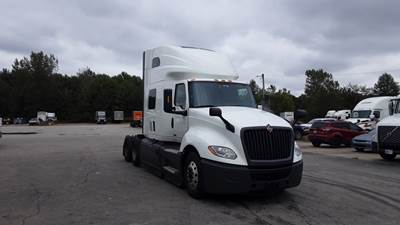 International LT625 Semi Truck - 73" Raised Roof Sleeper, A26, Automatic, Battery Powered HVAC with Optimized Idle