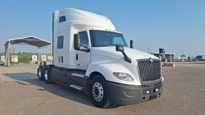 International LT625 Semi Truck - 73" Raised Roof Sleeper, A26, Automatic, Battery Powered HVAC with Optimized Idle