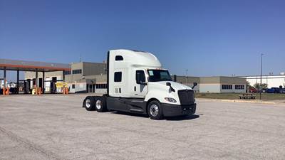 International LT625 Semi Truck - 73" Raised Roof Sleeper, A26, Automatic, Battery Powered HVAC with Optimized Idle