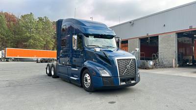 Volvo VNL860 Semi Truck - 77" Raised Roof Double Bunk Sleeper w/ Lounge, D13, Automatic, Battery Powered HVAC with Optimized Idle