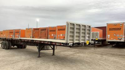 Great Dane 48 ft Flatbed Trailer - Spring Suspension